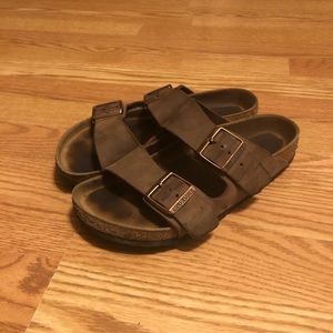 Birkenstock, Arizona, brown leather, size 37